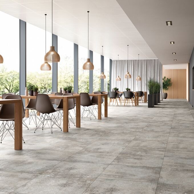 Grey Stencil Concrete 9139